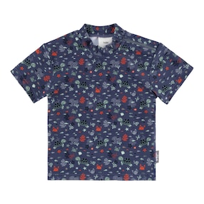 Bade-T-Shirt mit UV-Schutz Ozean