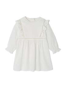Festliches Baby-Set: Kleid, Spielhose & Mütze