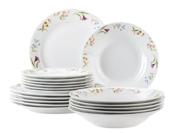 Teller-Set, Porzellan Zosma