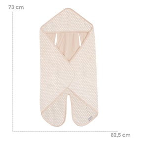 Baby-Einschlagdecke frosty almond 