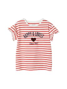 Mädchen T-Shirt mit Pailletten-Applikation