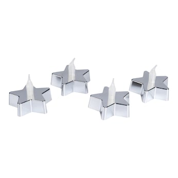LED-Teelichter „Stern“, 4 Stück
