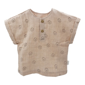 Musselin-T-Shirt Löwe