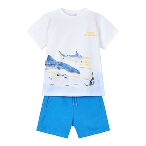 2-tlg. Set T-Shirt und Sweatshorts Ocean
