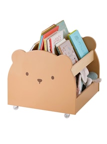 Kinder Bücherregal mit Rollen BÄR