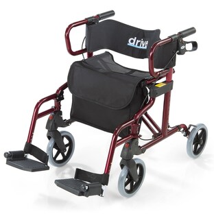 Rollator und Transportrollstuhl Diamond Deluxe 2in1