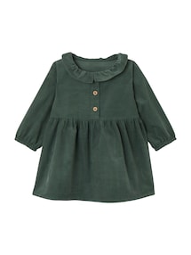 Baby Kleid aus Feincord mit Volantkragen