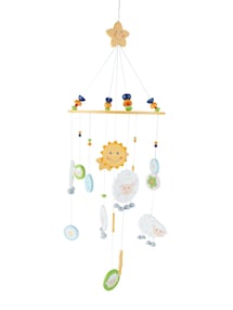 3D Baby Mobile Schaf Betty Holz - ab Geburt