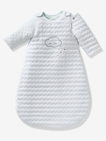 Bio-Kollektion: Baby Winterschlafsack WOLKE, Ärmel abnehmbar