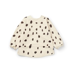 Langärmeliges Lätzchen - Dalmatian Dots Grande