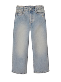Weite Mädchen Jeans mit Dehnbund, Bundweite verstellbar